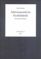 Cover Alttestamentliche Fachdidaktik