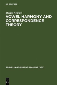 Vowel Harmony and Correspondence Theory - Krämer, Martin