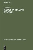 Issues in Italian Syntax