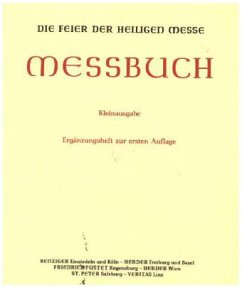 Messbuch für die Bistümer des deutschen Sprachgebietes. Authentische... / Kleinausgabe (Kapellenmissale) / Messbuch, Kleinausgabe