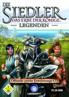 Cover Die Siedler, Das Erbe der Könige, Legenden, Add-On, CD-ROM