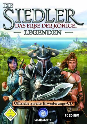 Die Siedler, Das Erbe der Könige, Legenden, Add-On, CD-ROM Die Siedler, Das Erbe der Könige, Legenden, Add-On, CD-ROM