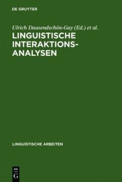 Cover Linguistische Interaktionsanalysen