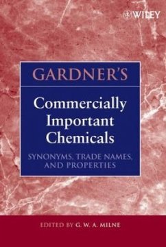 Gardner's Commercially Important Chemicals - Milne, George W. (ed.)