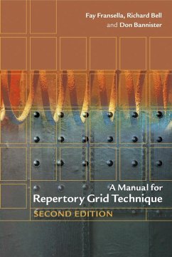 A Manual for Repertory Grid Technique - Fransella, Fay;Bell, Richard;Bannister, Don