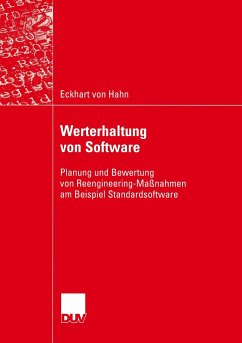 Werterhaltung von Software - Hahn, Eckhart von