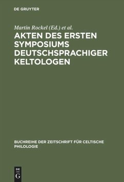 Cover Akten des ersten Symposiums deutschsprachiger Keltologen