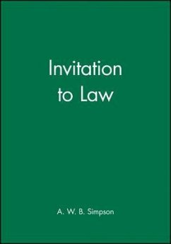 Invitation to Law - Simpson, A. W. B.