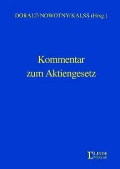 Kommentar zum Aktiengesetz. (für Österreich). Band. 1., §§ 1 - 124.