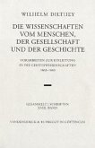 Die Wissenschaften vom Menschen, der Gesellschaft und der Geschichte / Gesammelte Schriften 18