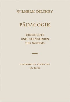 Pädagogik - Dilthey, Wilhelm