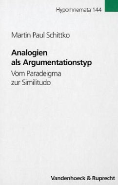 Analogien als Argumentationstyp - Schittko, Martin Paul