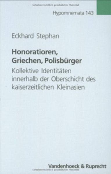 Honoratioren - Griechen - Polisbürger Honoratioren - Griechen - Polisbürger