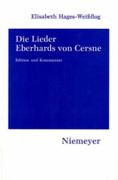 Cover Die Lieder Eberhards von Cersne