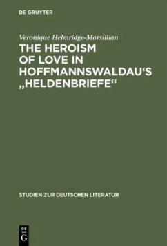 The Heroism of Love in Hoffmannswaldau's "Heldenbriefe"