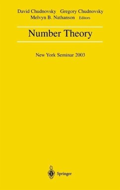 Number Theory - Chudnovsky, David / Chudnovsky, Gregory / Nathanson, Melvyn (eds.)