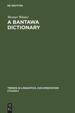 A Bantawa Dictionary - Winter, Werner