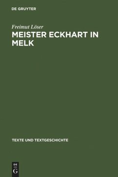 Meister Eckhart in Melk - Löser, Freimut