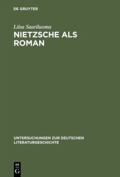 Nietzsche als Roman - Saariluoma, Liisa