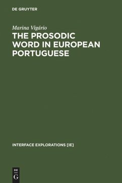The Prosodic Word in European Portuguese - Vigario, Marina