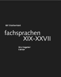 fachsprachen XIX-XXVII - Stolterfoht, Ulf