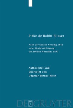 Pirke de-Rabbi Elieser - Börner-Klein, Dagmar