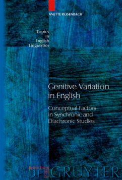 Genitive Variation in English - Rosenbach, Anette