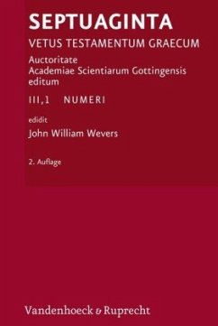 Septuaginta. Band 3,1 / Septuaginta. Vetus Testamentum Graecum. Auctoritate Academiae Scietiarum Gottingensis editum Band 003,1 - Wevers, John William (Hrsg.)