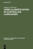 Verb Classification in Australian Languages
