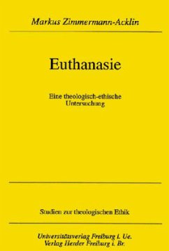 Euthanasie - Zimmermann-Acklin, Markus