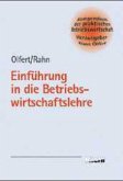 Einführung in die Betriebswirtschaftslehre