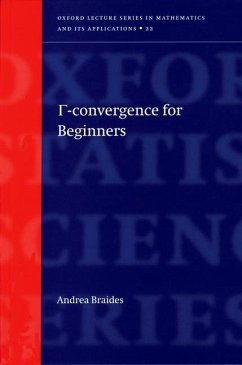 Gamma-Convergence for Beginners - Braides, Andrea