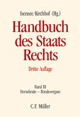 Demokratie - Bundesorgane / Handbuch des Staatsrechts der Bundesrepublik Deutschland 3