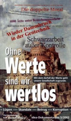 Cover Ohne Werte sind wir wertlos