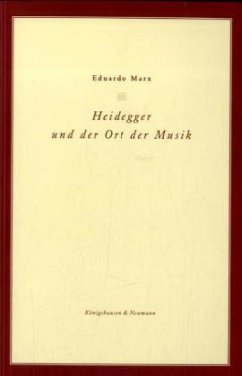 Cover Heidegger und der Ort der Musik