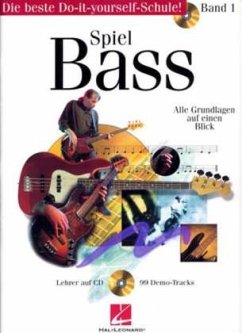 Spiel Bass, m. Audio-CD - Kringel, Chris;Downing, Doug