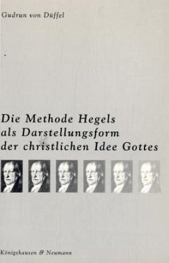 Cover Hegels Methode als Darstellungsform der christlichen Idee Gottes