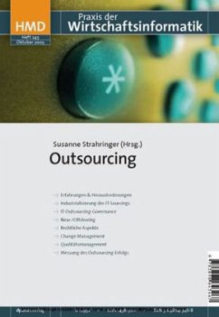 Outsourcing - Strahringer, Susanne (Hrsg.)