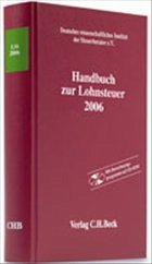 Cover Handbuch zur Lohnsteuer 2006