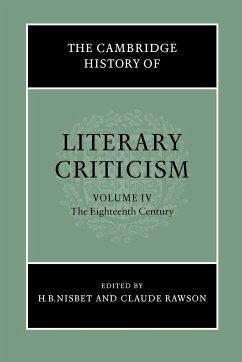 The Cambridge History of Literary Criticism - Nisbet, H. B. / Rawson, Claude (eds.)