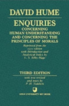 Enquiries concerning Human Understanding and concerning the Principles of Morals - Hume, David