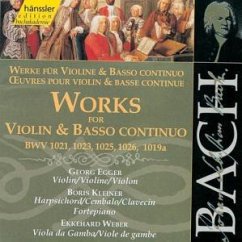 Werke Für Violine Und B.C. - Egger,G./Kleiner,B./Weber,E.