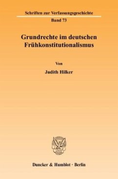 Cover Grundrechte im deutschen Frühkonstitutionalismus