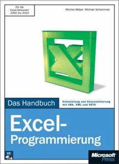 Excel-Programmierung, Das Handbuch, m. CD-ROM - Weber, Monika; Schwimmer, Michael