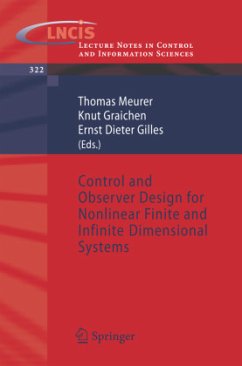 Control and Observer Design for Nonlinear Finite and Infinite Dimensional Systems - Meurer, Thomas / Graichen, Knut / Gilles, Ernst Dieter (eds.)
