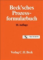 Beck'sches Prozessformularbuch - Locher, Horst / Mes, Peter (Hgg.)