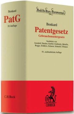 Patentgesetz (PatG), Gebrauchsmustergesetz - Benkard, Georg