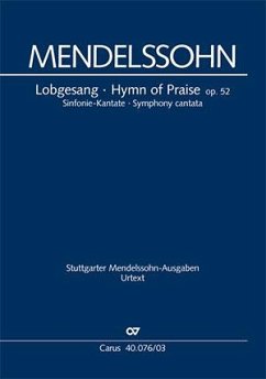 Lobgesang (Klavierauszug) - Mendelssohn Bartholdy, Felix