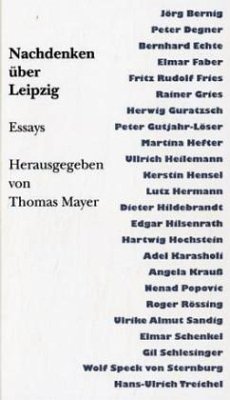 Cover Nachdenken über Leipzig