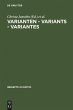 Varianten - Variants - Variantes - Bild 1